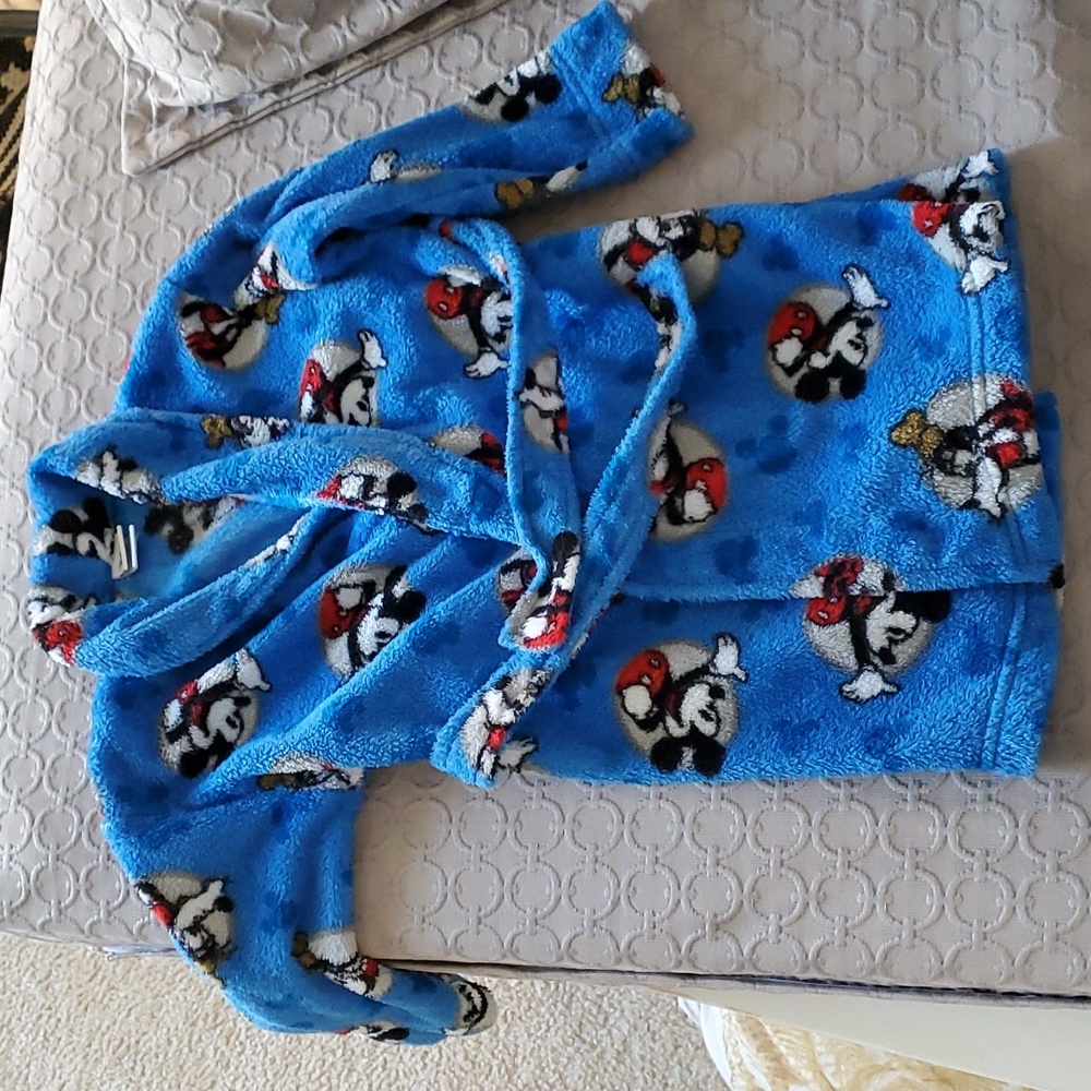 Disney Mickey Mouse and Goofy Robe